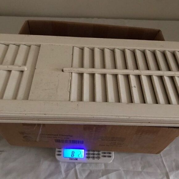 Pair Window Shutters 54" H X 18" W  Colonial Wood  Louver Plantation White - Picture 8 of 8